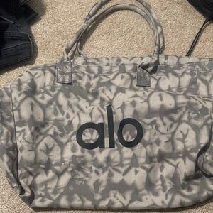 ALO Yoga Gray Tote Bag